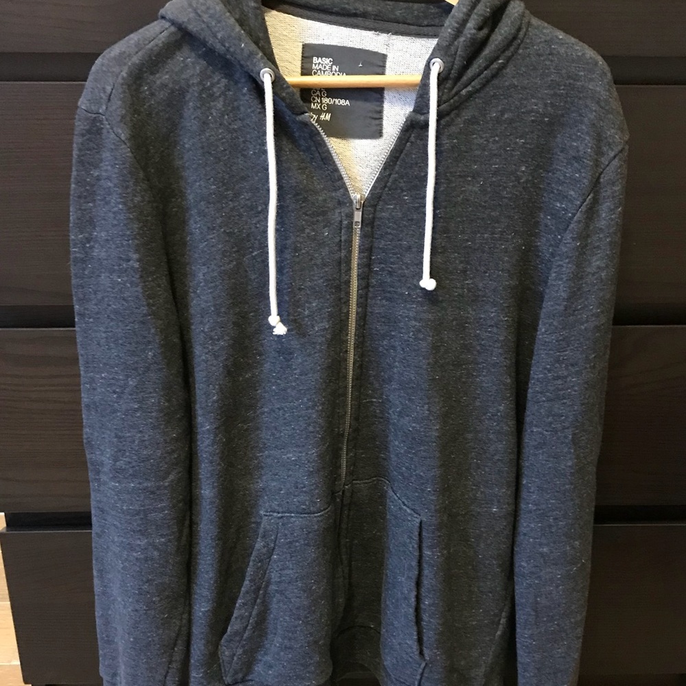 Men’s H+M Gray Sweat-Shirt Hoodie
